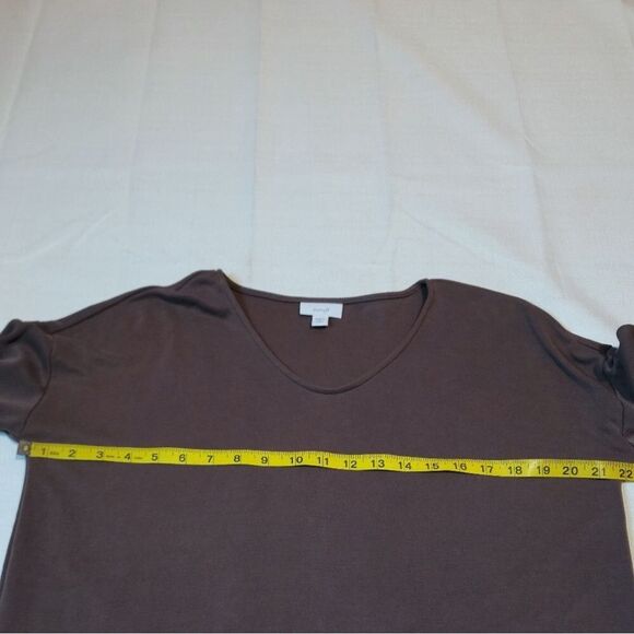 J. Jill Pure Jill Gray Top Size Petite Small - Picture 7 of 10